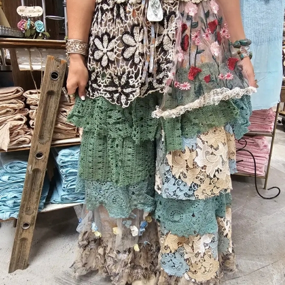 Cottagecore Tea Party Pants - Picture 4 of 4